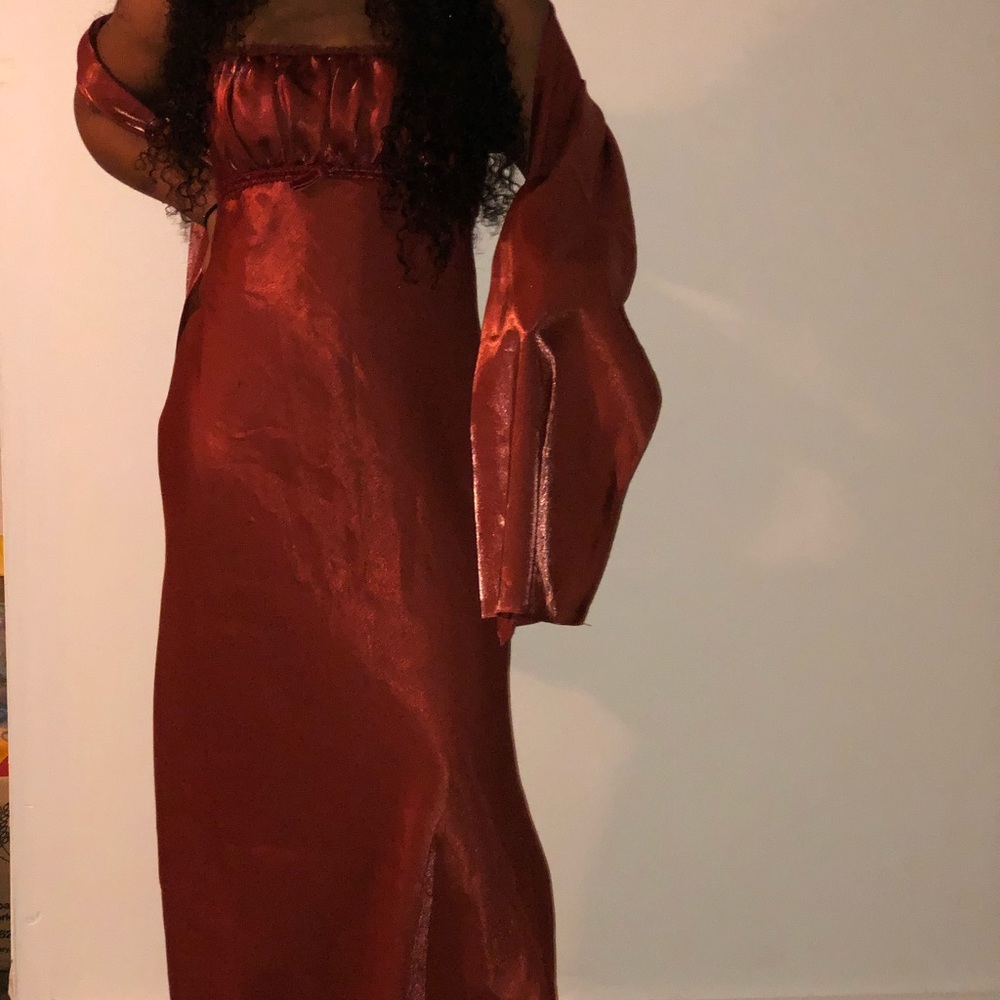 Dress and shawl